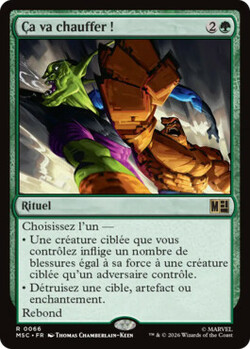 Ça va chauffer !