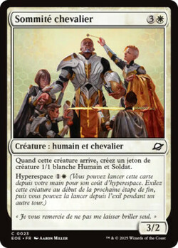 Sommité chevalier