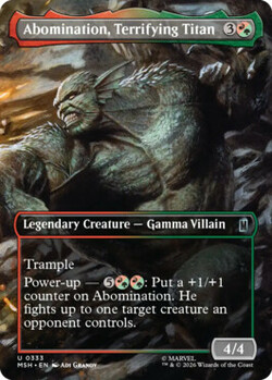 Abomination, Terrifying Titan