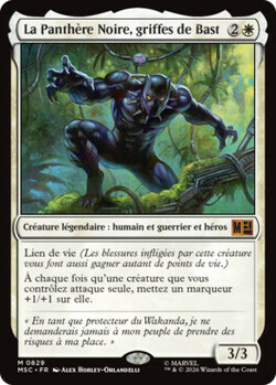 La Panthère Noire, griffes de Bast