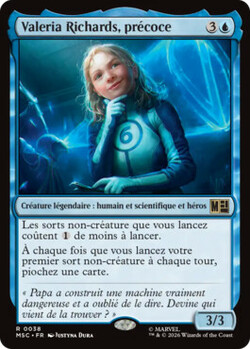 Valeria Richards, précoce