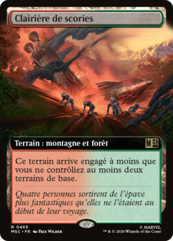 Clairière de scories
