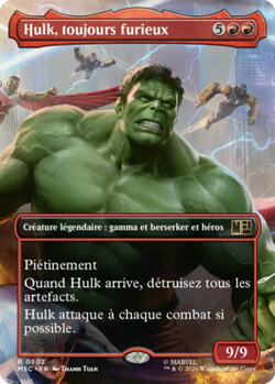 Hulk, toujours furieux