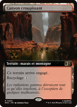 Canyon croupissant