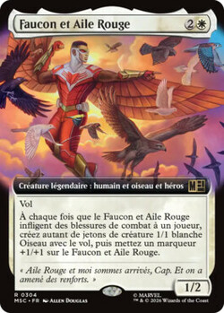 Faucon et Aile Rouge