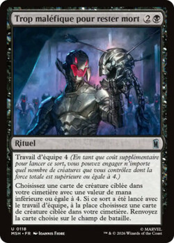 Trop maléfique pour rester mort