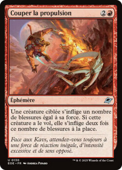 Couper la propulsion