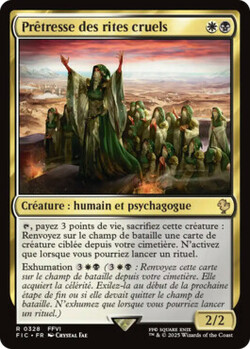 Prêtresse des rites cruels