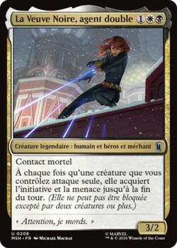 La Veuve Noire, agent double