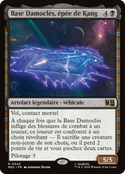 Base Damoclès, épée de Kang