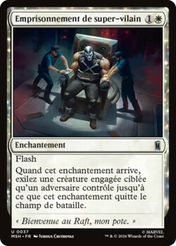 Emprisonnement de super-vilain