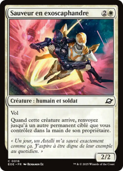 Sauveur en exoscaphandre