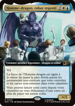 Homme-dragon, robot repenti