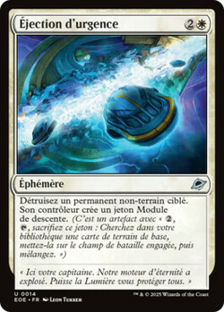 Éjection d'urgence