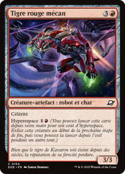 Tigre rouge mécan