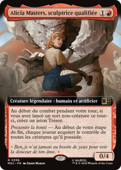Alicia Masters, sculptrice qualifiée 