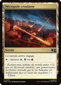 Nécropole croulante