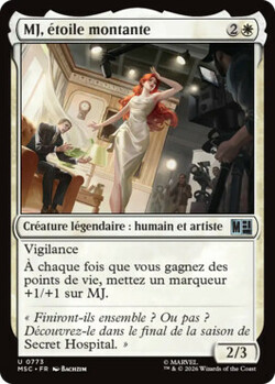 MJ, étoile montante