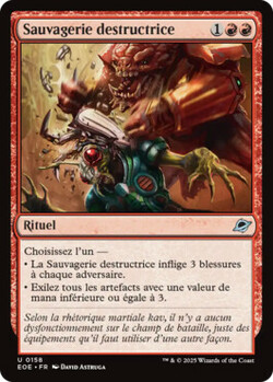 Sauvagerie destructrice