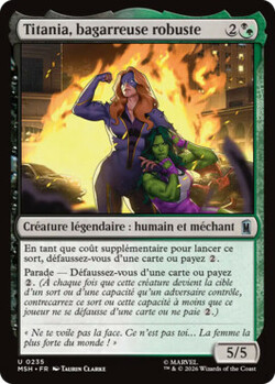 Titania, bagarreuse robuste