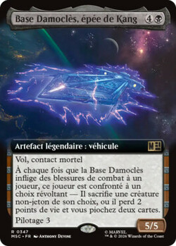 Base Damoclès, épée de Kang