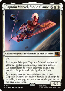 Captain Marvel, étoile filante