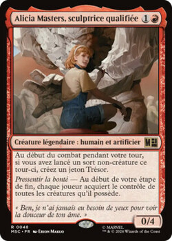 Alicia Masters, sculptrice qualifiée 