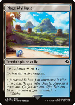 Plage idyllique