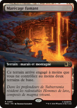 Marécage fumant