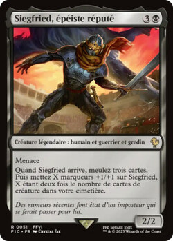 Siegfried, épéiste réputé