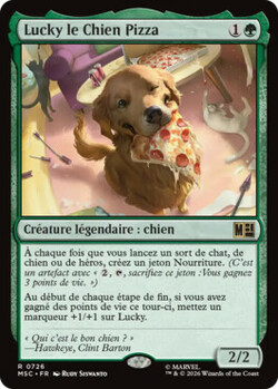 Lucky le Chien Pizza