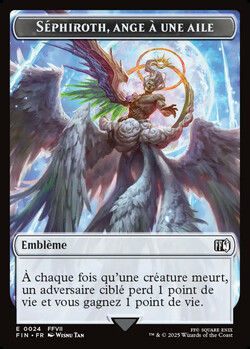 Emblème : Séphiroth, ange à une aile