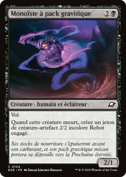 Monoïste à pack gravitique