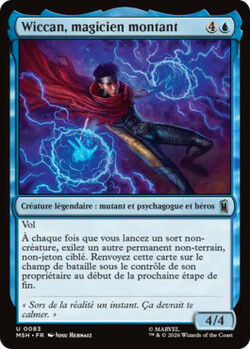 Wiccan, magicien montant