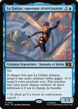 La Guêpe, sauveuse rétrécissante