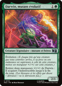 Darwin, mutant évolutif