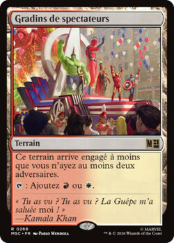 Gradins de spectateurs