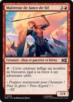 Maîtresse de lance de Sif