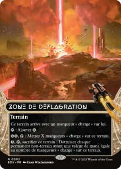 Zone de déflagration