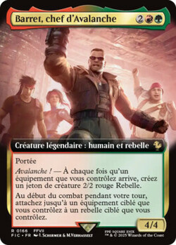 Barret, chef d'Avalanche