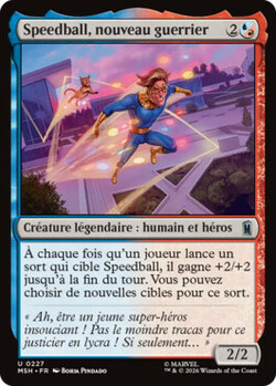 Speedball, nouveau guerrier