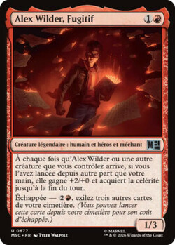 Alex Wilder, Fugitif