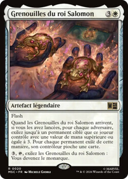 Grenouilles du roi Salomon