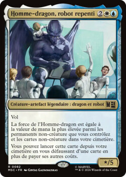 Homme-dragon, robot repenti