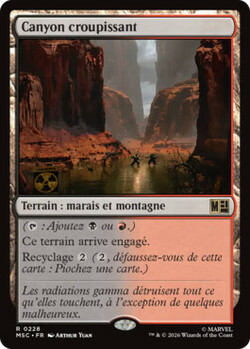 Canyon croupissant