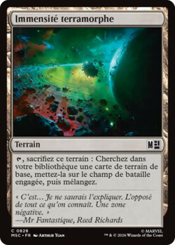 Immensité terramorphe