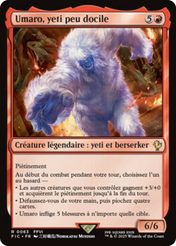 Umaro, yeti peu docile