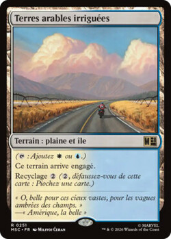 Terres arables irriguées
