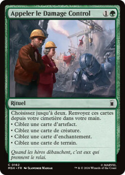 Appeler le Damage Control