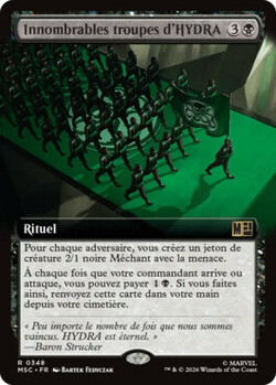 Innombrables troupes d'HYDRA